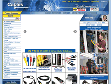 Tablet Screenshot of cablek.com